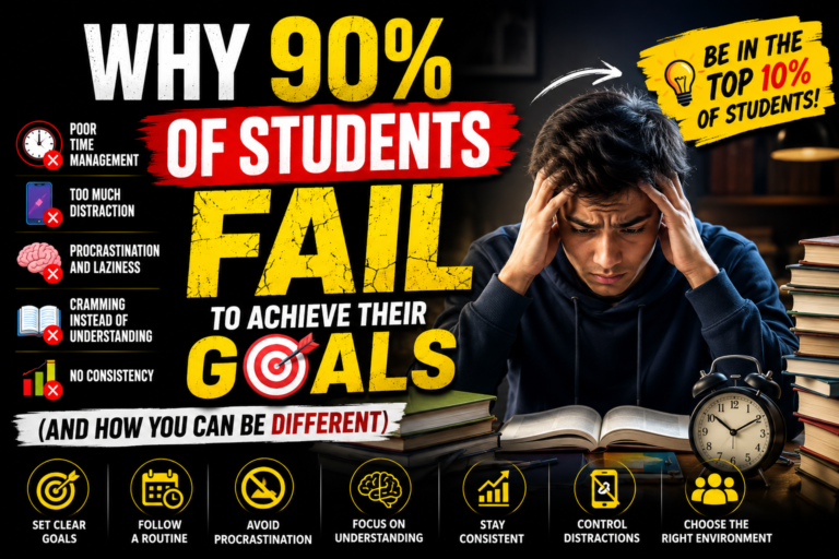 Why 90% of Students Fail to Achieve Their Goals (And How You Can Be Different)