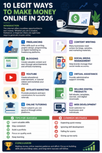 10 Legit Ways to Make Money Online in 2026
