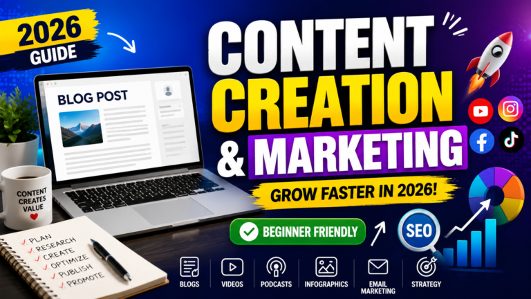 Content Creation & Marketing: The Complete Guide for Beginners in 2026